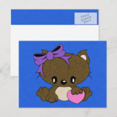 Love Kitty Postkarte (Vorne/Hinten)