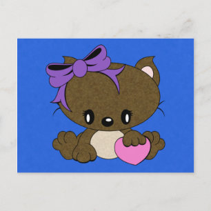 Love Kitty Postkarte