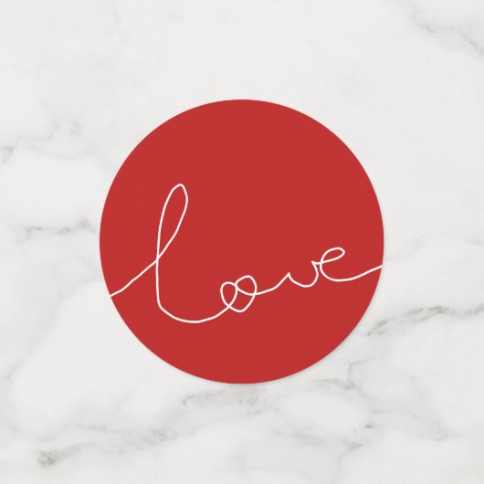 LOVE KONFETTI (Klein Vorderseite)