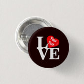 Love L. ❤️ V.E. [Valentine's Day or not] Button (Vorne & Hinten)