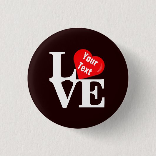 Love L. ❤️ V.E. [Valentine's Day or not] Button (Vorderseite)