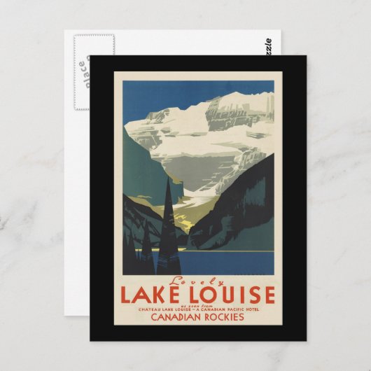 Love Lake Louise Postkarte (Vorne/Hinten)