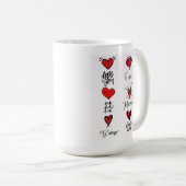Love Languages Mug Kaffeetasse (VorderseiteRechts)