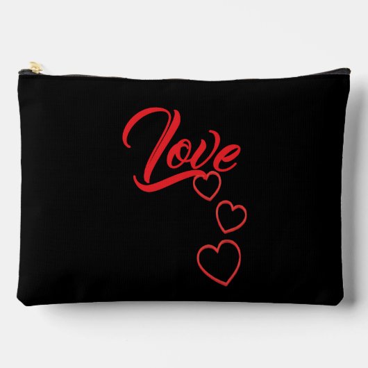 Love Large Zubehörtasche (Vorderseite)