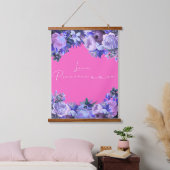 Love Letter Design - Love, Provence xxoo Wandteppich Mit Holzrahmen (Schlafzimmer)
