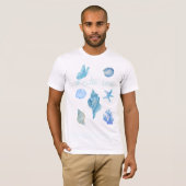 Love Letter Design-Love, The Caribbean Islandsxxoo T-Shirt (Vorne ganz)