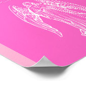 Love Letter Design - Love, Your Guardian Angelxxoo Poster (Ecke)