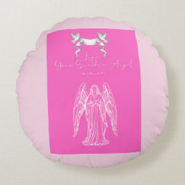 Love Letter Design - Love, Your Guardian Angelxxoo Rundes Kissen