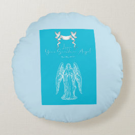 Love Letter Design - Love, Your Guardian Angelxxoo Rundes Kissen