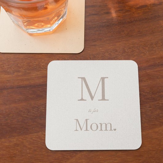 Love Letter Layout Getränkeuntersetzer