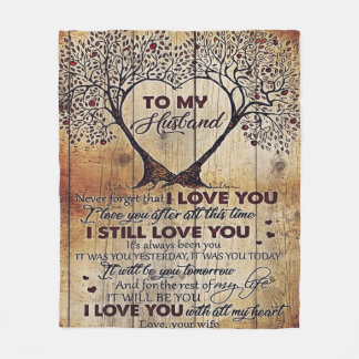 Love Letter To Husband | Special Gift For Man | Fleecedecke