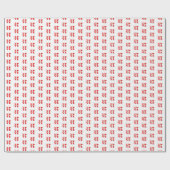 LOVE Letters ( L♥VE) Wrapping Paper Geschenkpapier (Flach)