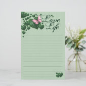 Love life briefpapier (Stehend Vorderseite)