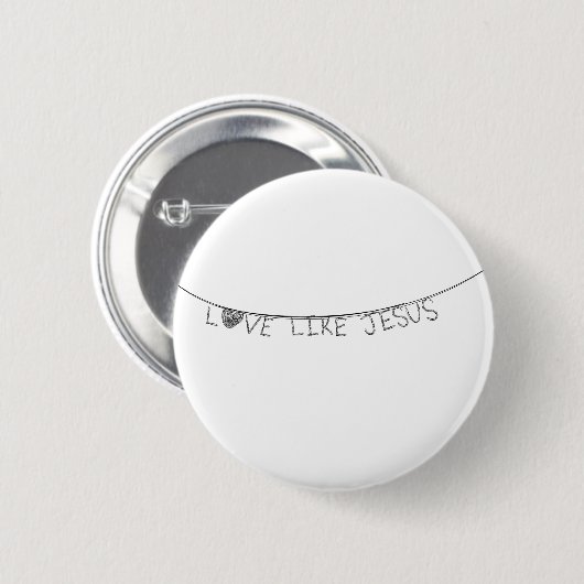 Love Like Jesus Button (Vorne & Hinten)
