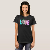 Love Like Jesus Christian Faith Bible God Prayer R T-Shirt (Vorne ganz)