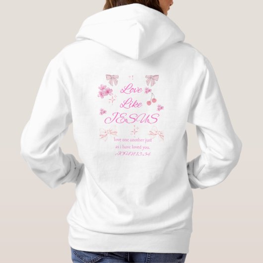 Love Like Jesus / Christian Hoodie (Rückseite)