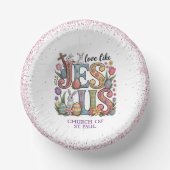 Love Like Jesus Easter Sunday Pappteller (Vorderseite)