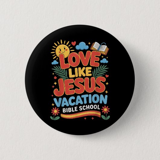 Love Like Jesus Ferienbibelschule Vbs 2025 Chr Button (Vorderseite)