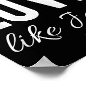 Love Like Jesus John 13_ Bible Verse Christian Scr Poster (Ecke)