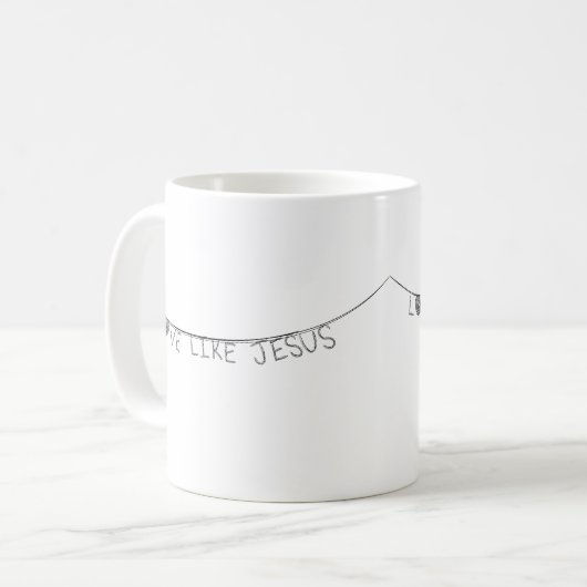 Love Like Jesus Kaffeetasse (Vorderseite Links)