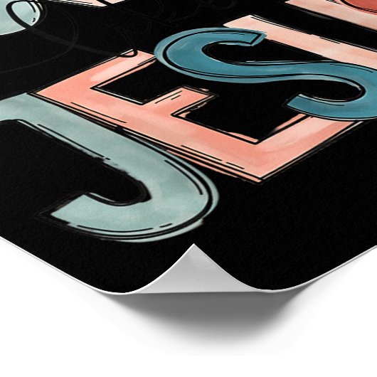 Love Like Jesus Poster (Ecke)