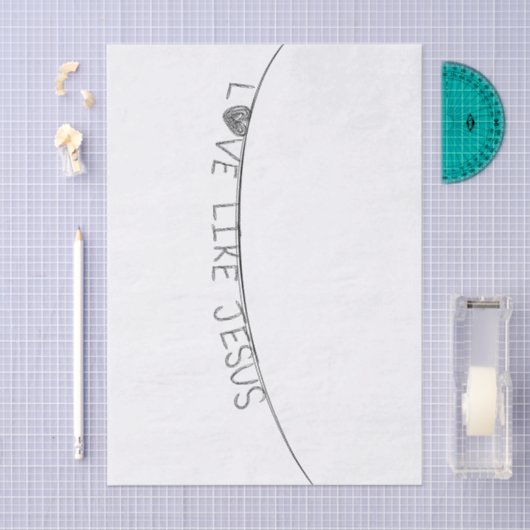 Love Like Jesus Seidenpapier (Handwerk)
