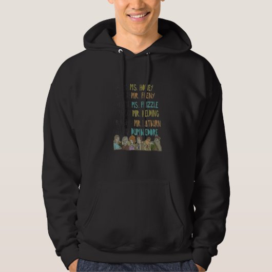 Love Like Ms Honey Guide Like Mr. Feeny Excit Like Hoodie (Vorderseite)