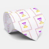 Love Lila und gelbe Hakuna Matata Baby Kinder G Krawatte (Gerollt)