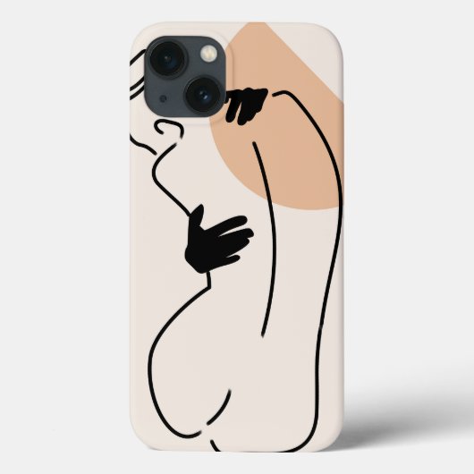 Love Line Art Case-Mate iPhone Hülle (Rückseite)