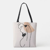 Love Line Art Tasche (Rückseite)