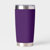 Love Live Laugh Explore Purple Travel Tumbler Thermobecher (Rückseite)