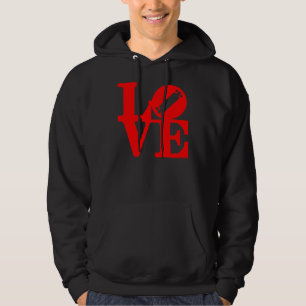 love_longboard_red hoodie