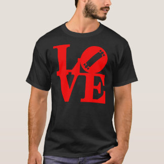 love_longboard_red T-Shirt