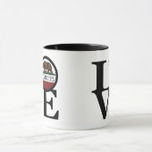 LOVE Los Angeles California  Tasse (Zentrum)