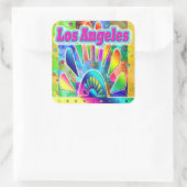 Love Los Angeles Sun & Palms Sticker (Tasche)