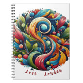 Love Louder Notizblock (Vorderseite)