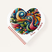 Love Louder Notizblock (Vorderseite)