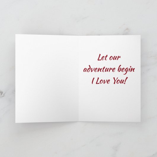 **LOVE & LOVE BIRDS** TO "MY GROOM" AS WE MARRY KARTE (Innenseite)