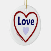 Love Love Keramikornament (Rechts)