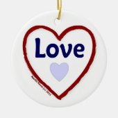 Love Love Keramikornament (Vorne)