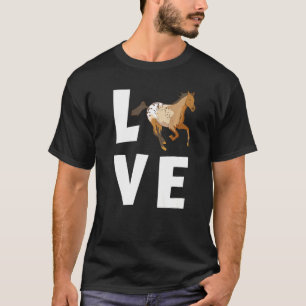 LOVE Lustiger Appaloosa-Pferdeliebhaber Premium T-Shirt