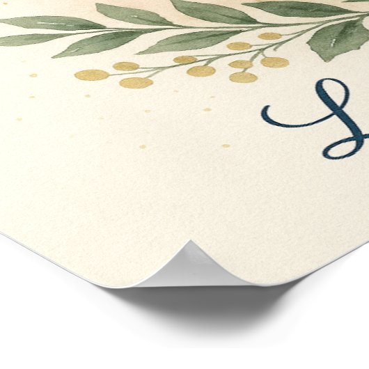 Love Made Visible — Christmas Poster (Ecke)