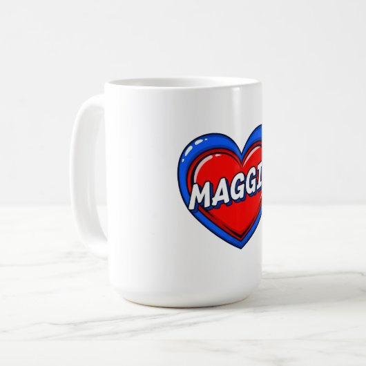 Love Maggie Kaffeetasse (Vorderseite Links)