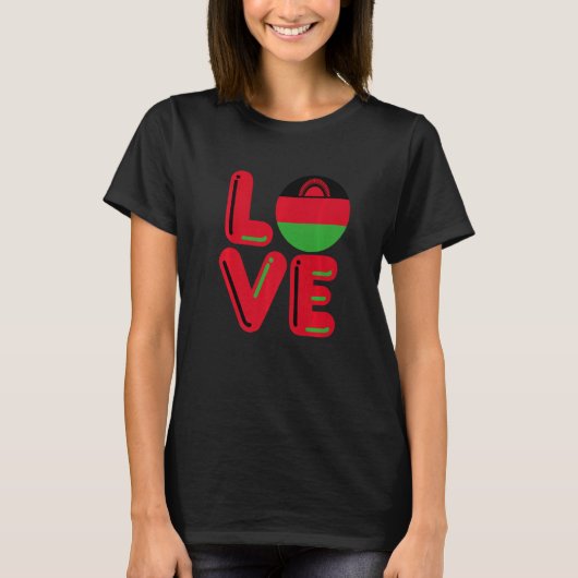 LOVE - Malawi Premium T-Shirt (Vorderseite)