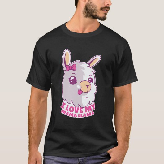 Love mama Llama T-Shirt (Vorderseite)