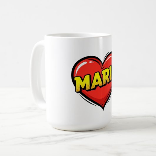 Love Maria Kaffeetasse (Vorderseite Links)