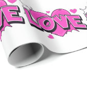 LOVE Mattes Geschenkpapier (Rolleneckpunkt)