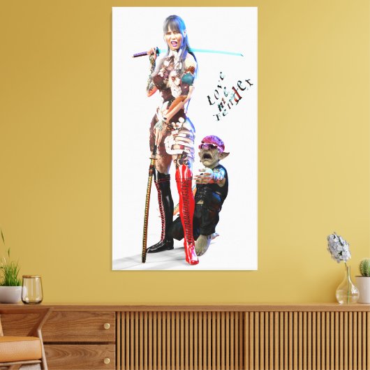 LOVE ME LEINWANDDRUCK (Insitu (Wohnzimmer))