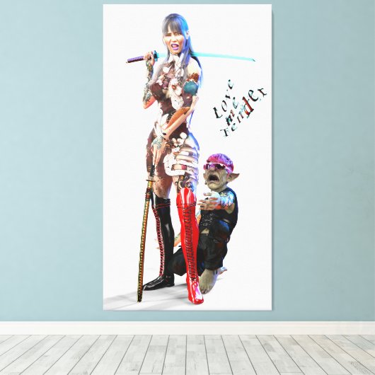 LOVE ME LEINWANDDRUCK (Insitu (Holzboden))