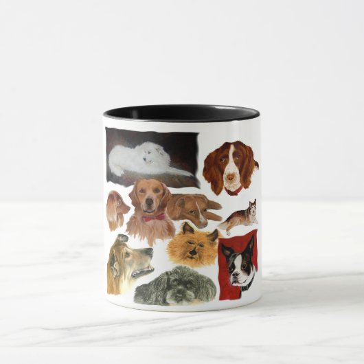 Love me, love my dog humorous tasse (Zentrum)